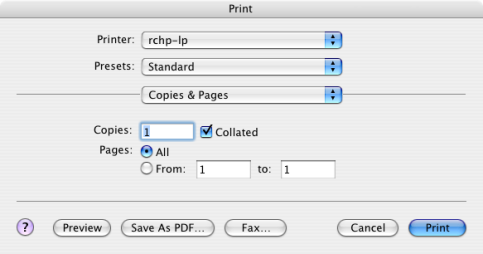 screenshot of save as pdf button